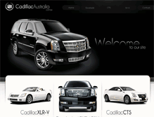 Tablet Screenshot of cadillacaustralia.com